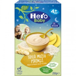 hero baby sütlü muzlu pirinçli 200 gr