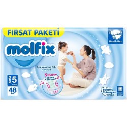 Molfix5 Beden Junior Dev Ekonomik Paket 48 Adet